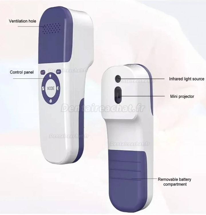 Détecteur de veines infrarouge mobile, illuminateur de veine